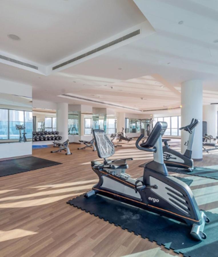 Elegant 2Br View With Rooftop Pool The Bay 迪拜 外观 照片