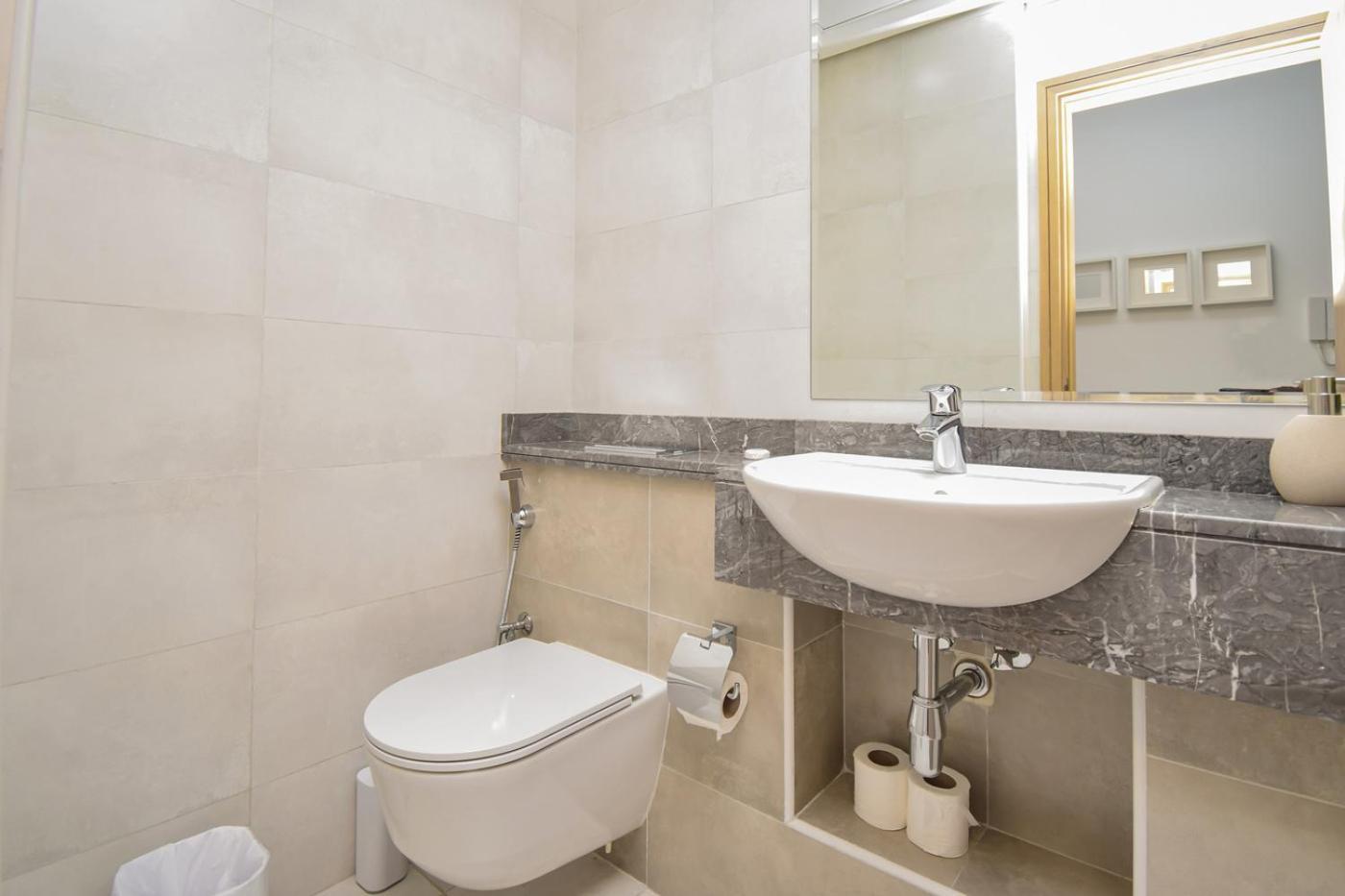 Elegant 2Br View With Rooftop Pool The Bay 迪拜 外观 照片